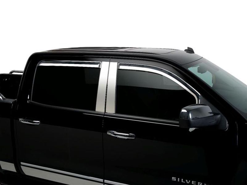 Putco InChannel Chrome Vent Visors PUT480240 Running Board Warehouse