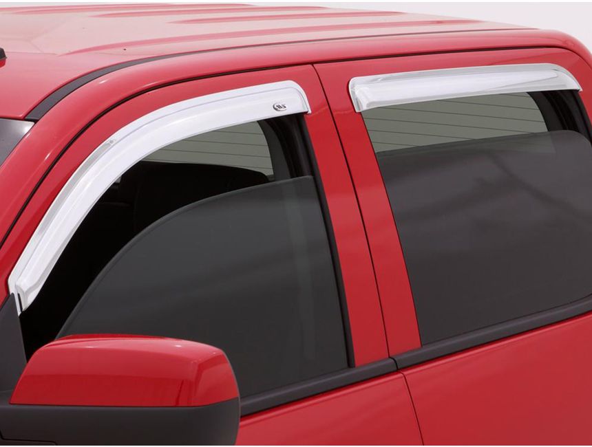 AVS Chrome Vent Visors AVS-684161 | Running Board Warehouse