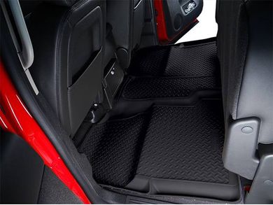Front Row Classic Style Husky Liners 30851 Black Custom Fit Floor Mats 