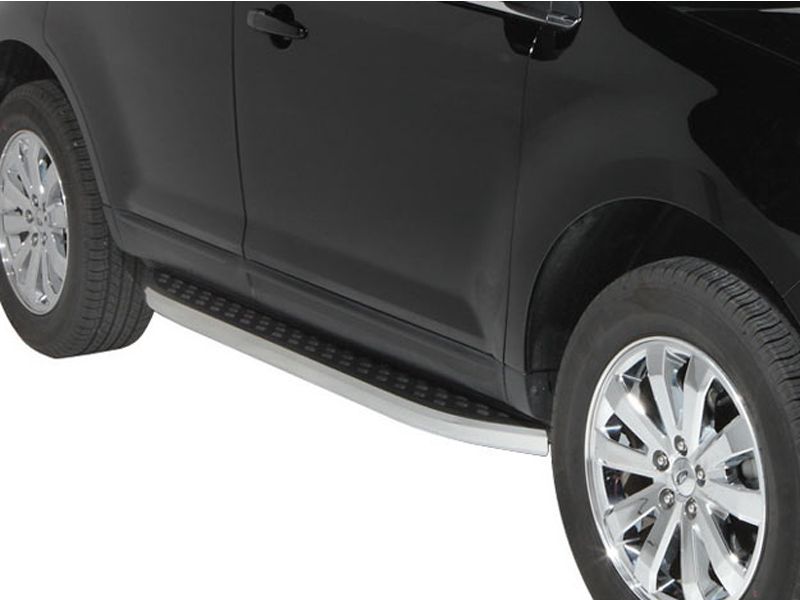 Dee Zee NXc Crossover Running Boards Stainless Board with Black Trim