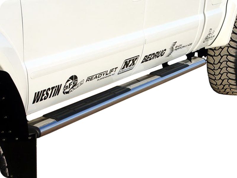 WES226000&WES222055 Westin 6 Oval Stainless Nerf Bars Running