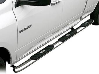 Aries 4&quot; Oval Stainless Wheel to Wheel Nerf Bars
