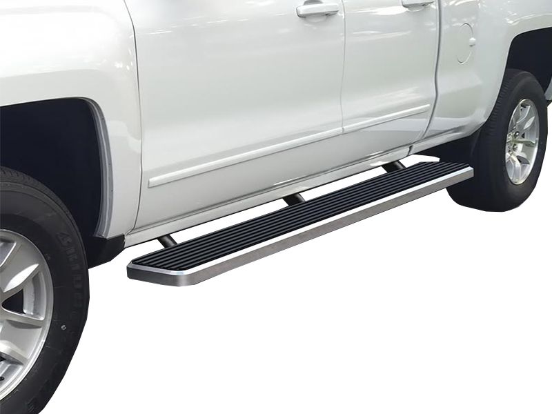 APS 6 Brushed Aluminum IBoards APSIB06FAC4A Running Board Warehouse