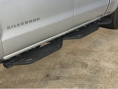 wheel to wheel running boards silverado