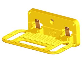 Carr HD Mega Hitch Step XP7 Safety Yellow 194017 01