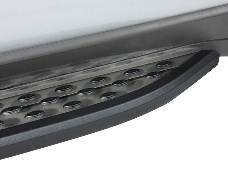 Dee Zee NXc Crossover Running Boards Stainless Board with Black Trim