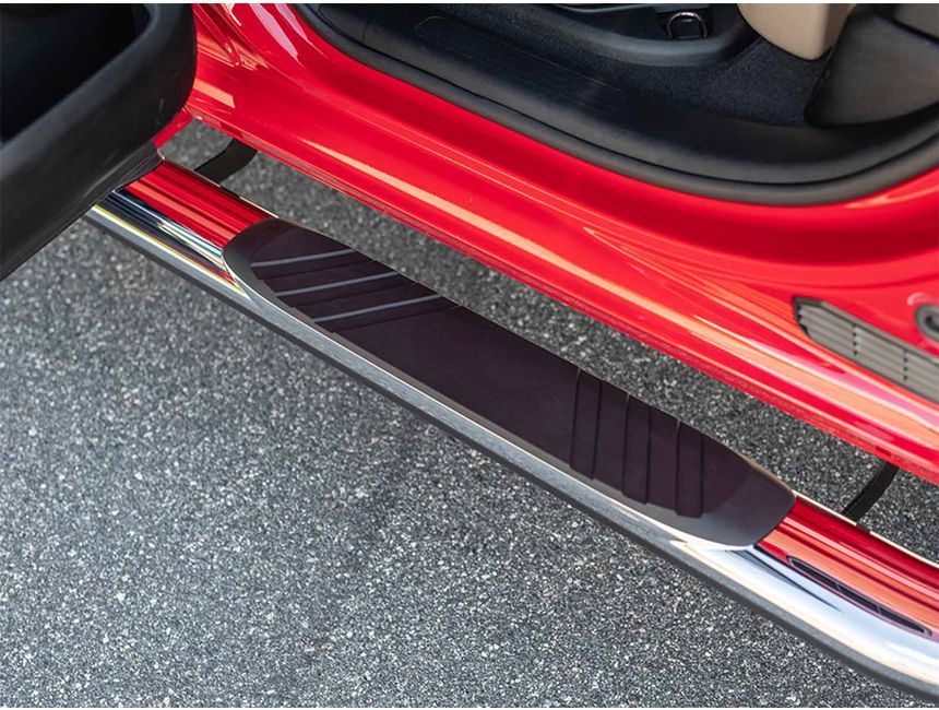 Ionic 5 Railway Chrome Running Boards IAU4280C&IAT82081 Running