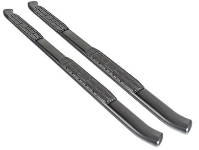 Black Stainless Steel 60mm Curved Side Bars Pair 