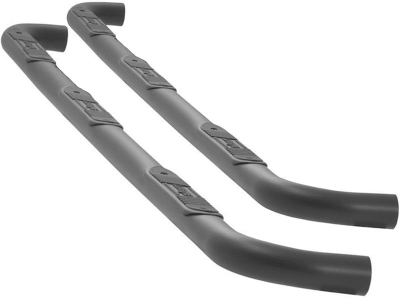 Luverne 3 Black Wheel to Wheel Nerf Bars Running Board Warehouse