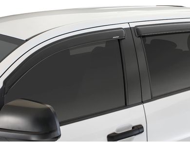 CTCAUTO 4 pcs Tape-On Window Visor Deflector Rain Guard Replacement Fits for 2004 2005 2006 2007 2008 2009 2010 2011 2012 2013 2014 F ord F150 Supercab Extended Cab Slim 